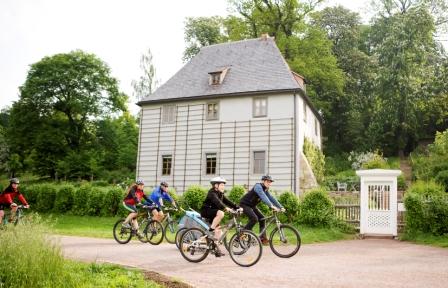 Radfahrer Goethe Gartenhaus