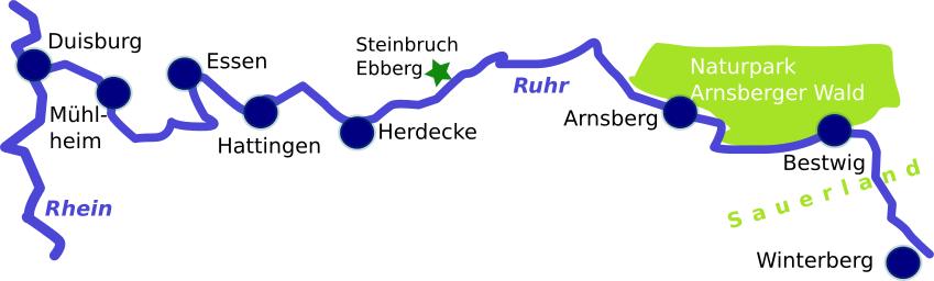 Ruhrtalradweg entspannt radeln!